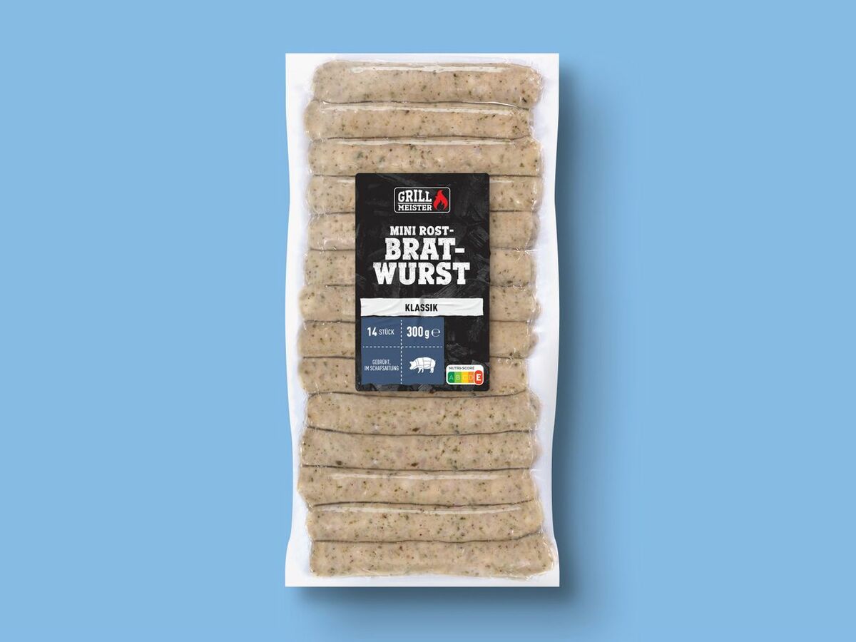Bild 1 von Grillmeister Mini Rostbratwurst, 
         300 g