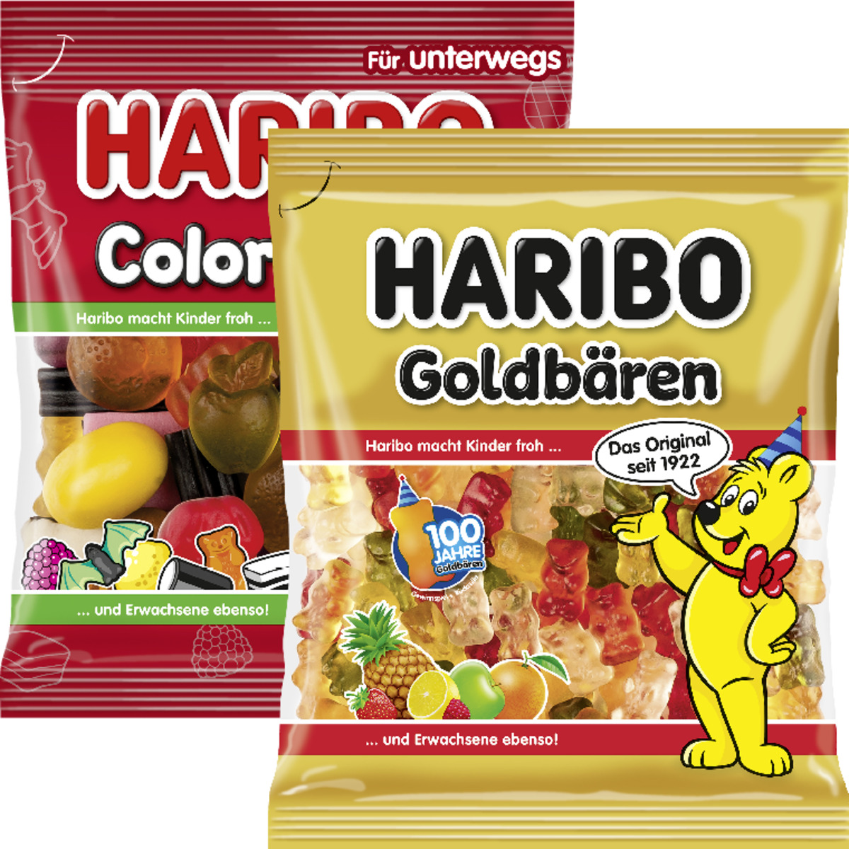 Haribo Fruchtgummi oder Lakritz von Edeka ansehen!