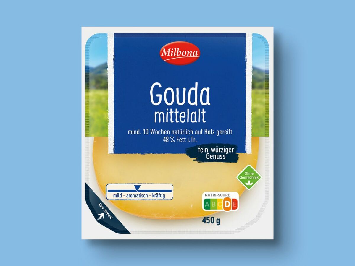 Bild 1 von Milbona Gouda Holland mittelalt, 
         450 g