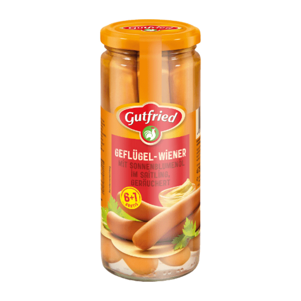 Bild 1 von GUTFRIED Geflügel-Wiener 550ml