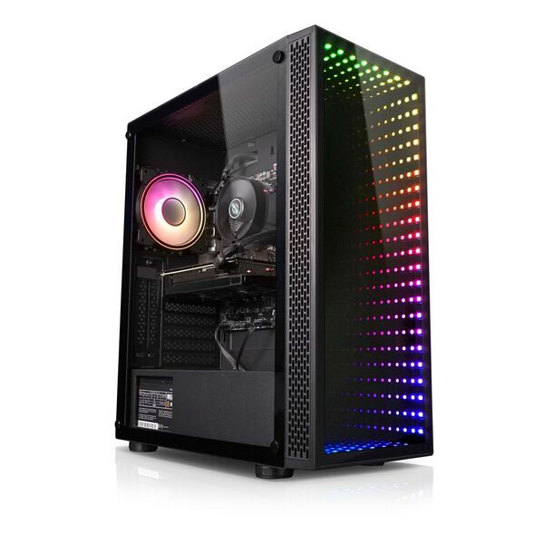 Bild 1 von Gaming PC Inferno Intel Core i5-12400F, 16GB DDR4, NVIDIA RTX 4060 8 GB, 2TB SSD, 1TB SSD, Windows 11