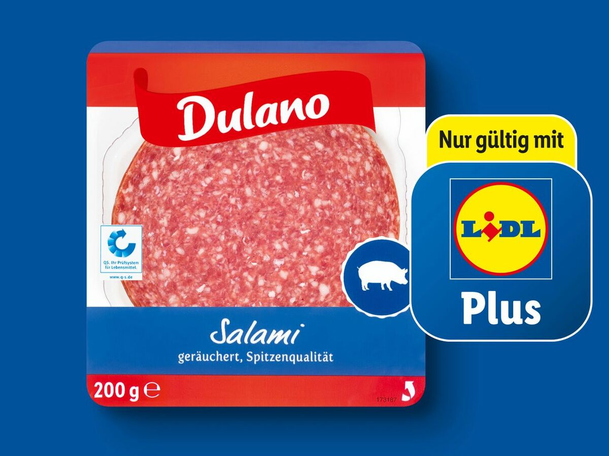 Bild 1 von Dulano Rohwurst Scheiben, 
         200 g
