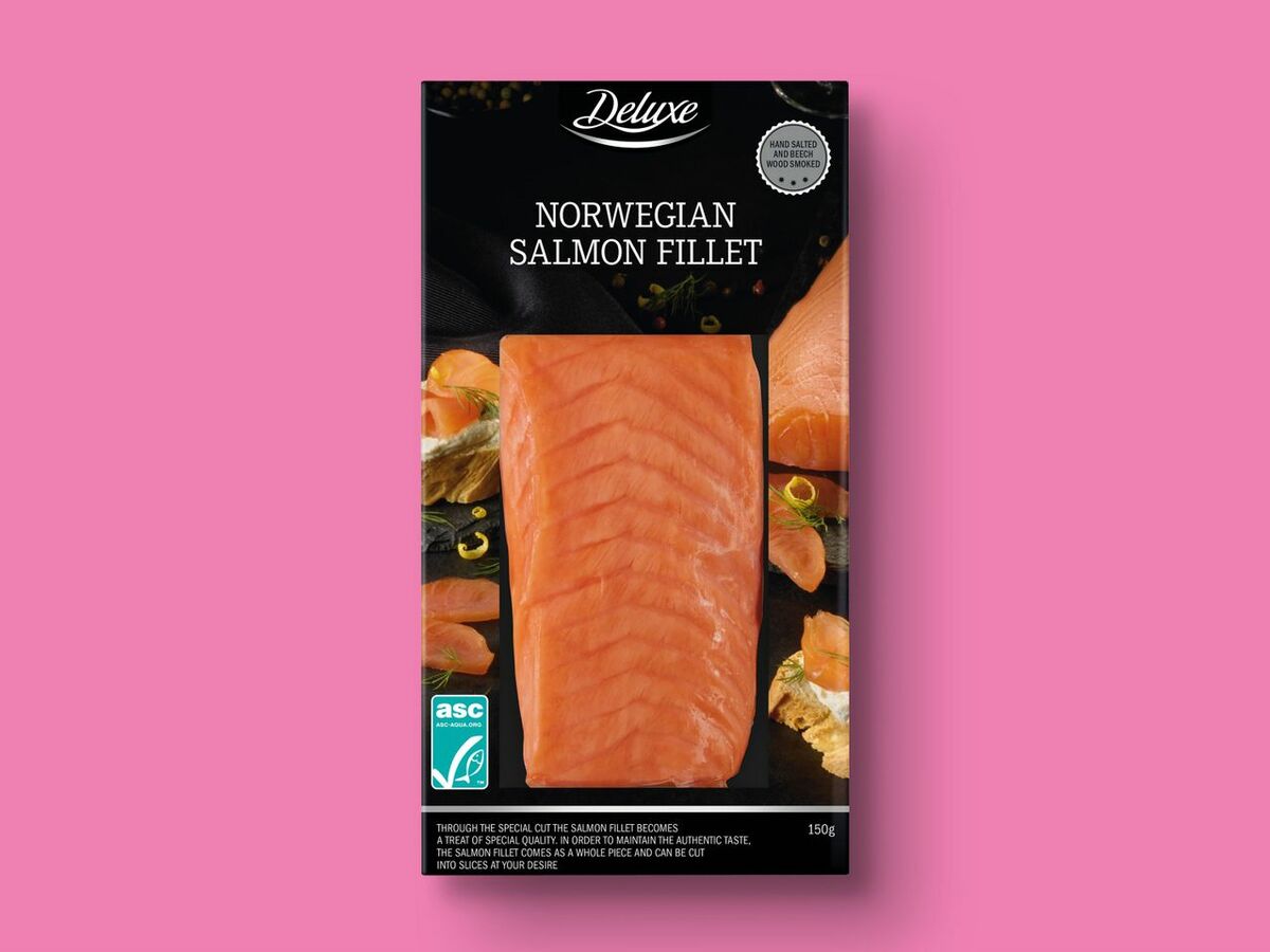 Bild 1 von Deluxe ASC Norwegisches Lachsrückenfilet, 
         150 g