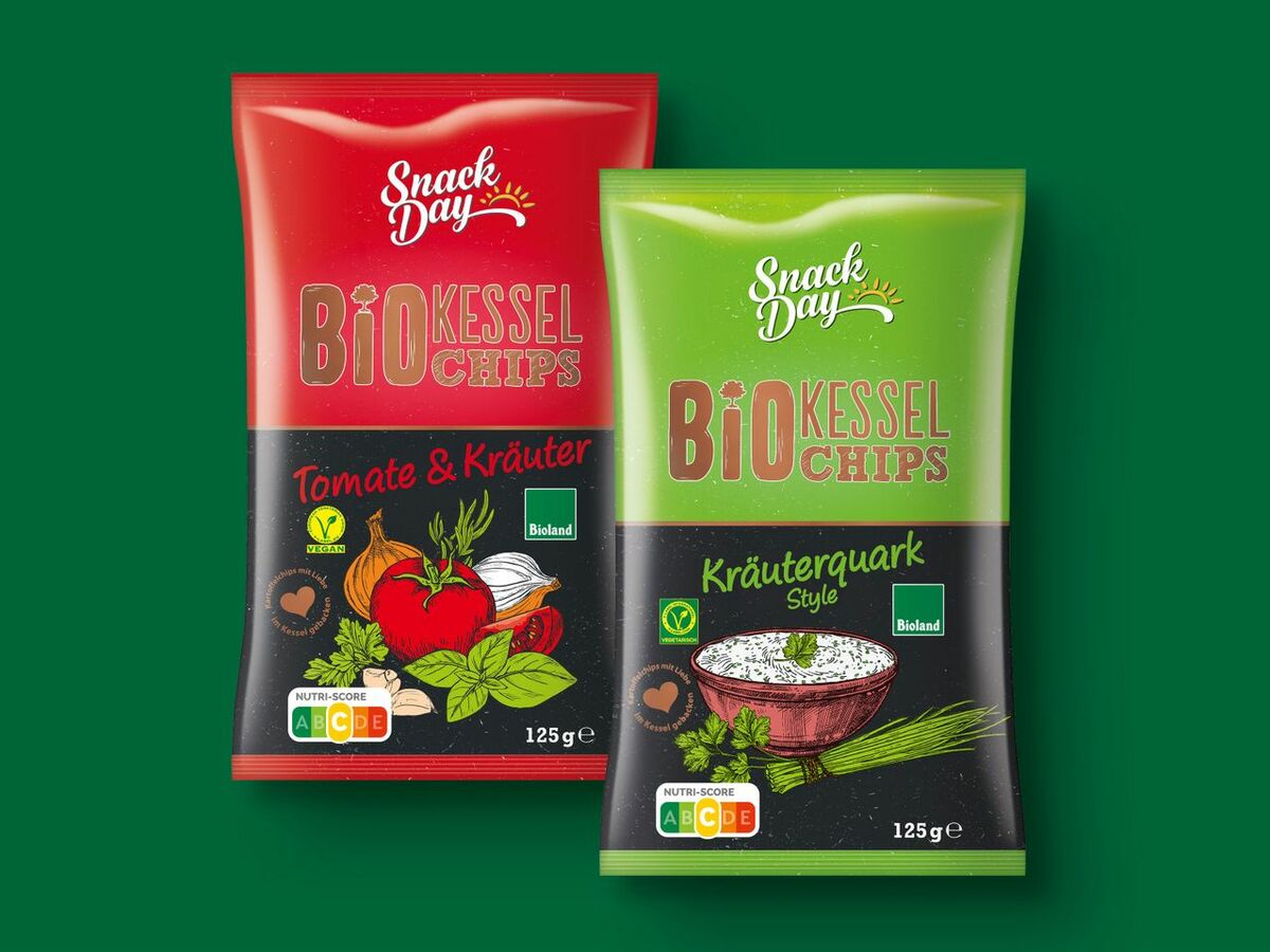 Bild 1 von Bioland Kesselchips, 
         125 g