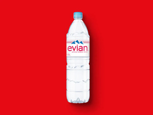 Evian Mineralwasser still, 
         1,5 l zzgl. -.25 Pfand