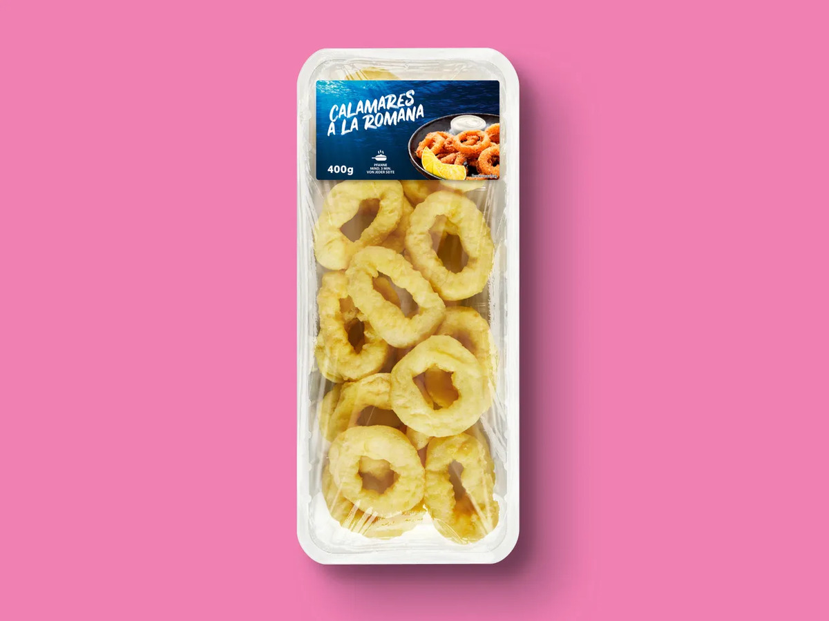 Bild 1 von Fischerstolz Tintenfischringe im Backteig, 
         400 g