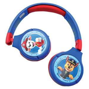 2 in 1 Bluetooth-Kopfhörer für Kinder, Paw Patrol