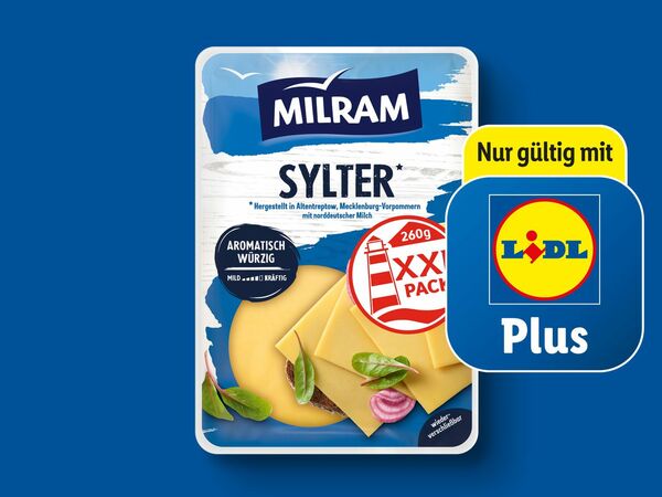 Bild 1 von Milram Scheibenkäse XXL, 
         260 g