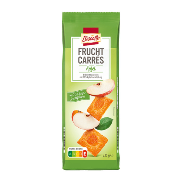 Bild 2 von BISCOTTO Frucht-Carrés 225g