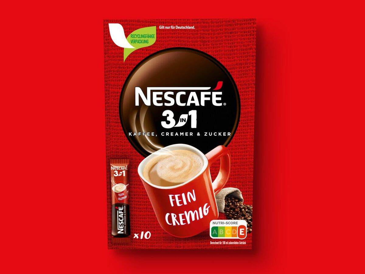 Bild 1 von Nescafé Sticks, 
         10x 16,5/10x 8 g