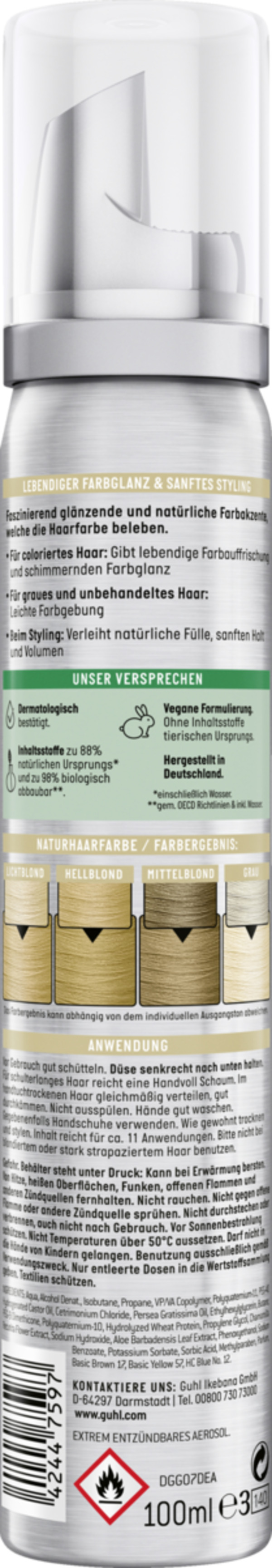 Bild 2 von Guhl Schaum-Tönungsfestiger 82 Hell-Goldblond