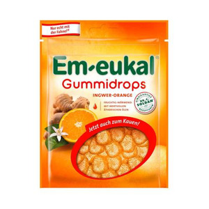 Em-eukal Gummibonbons Ingwer-Orange mit ätherischen Ölen