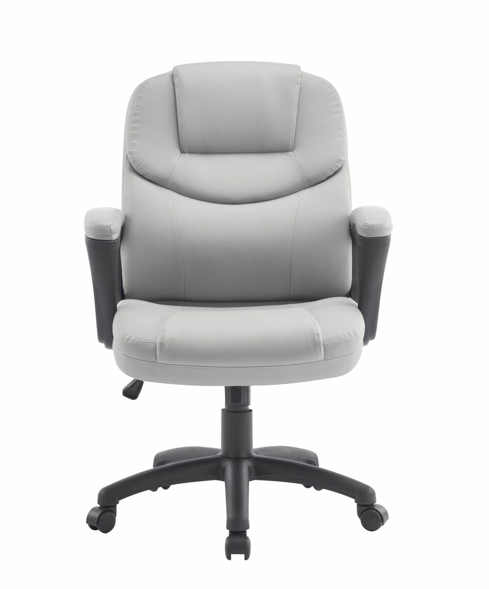 Bild 2 von Chefsessel Lederlook grau