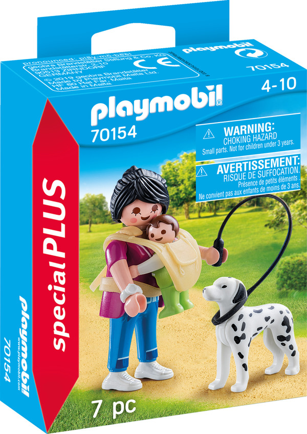 Bild 1 von Playmobil Mama mit Baby und Hund 70154