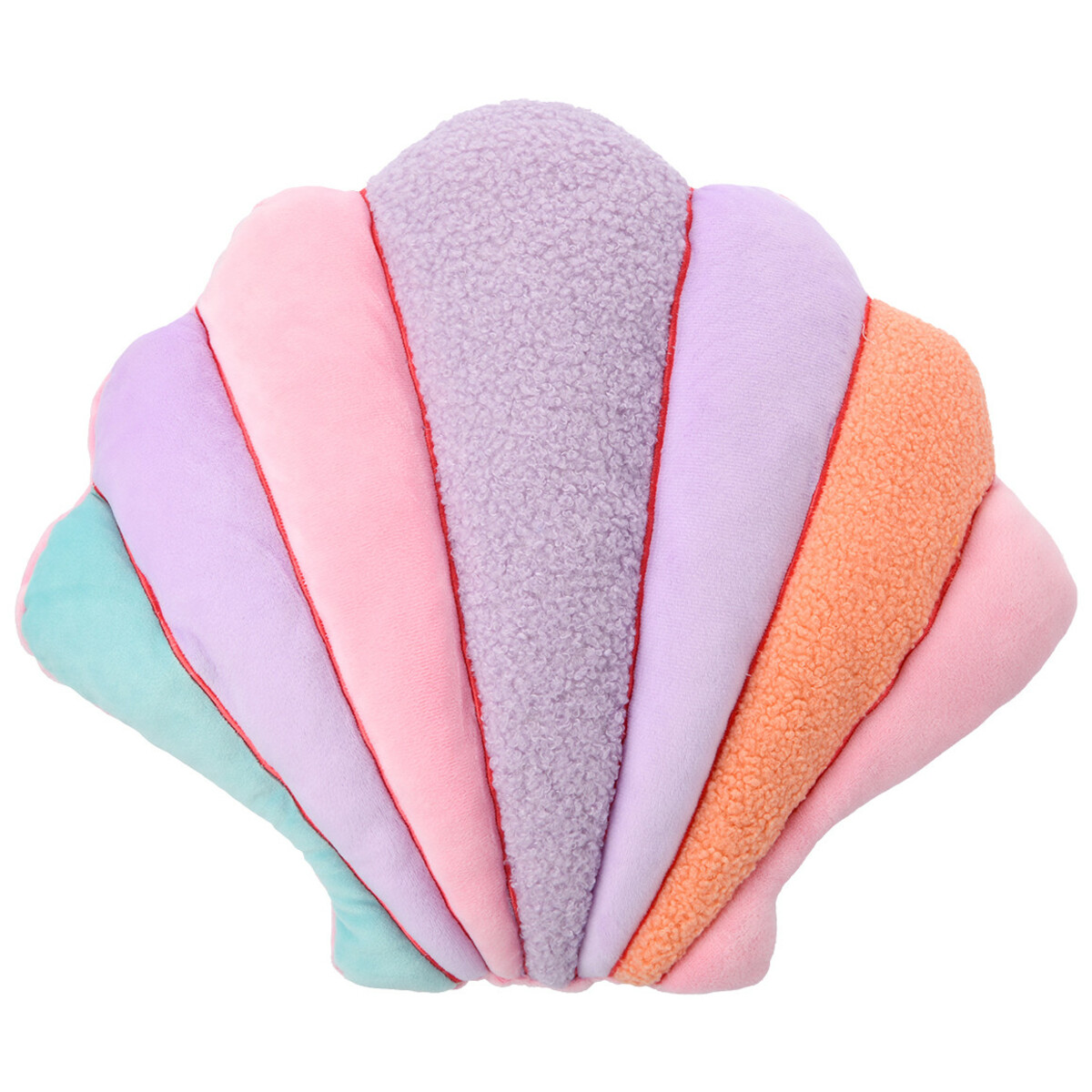 Bild 1 von Figurenkissen in Muschel-Optik LILA / ROSA / ORANGE