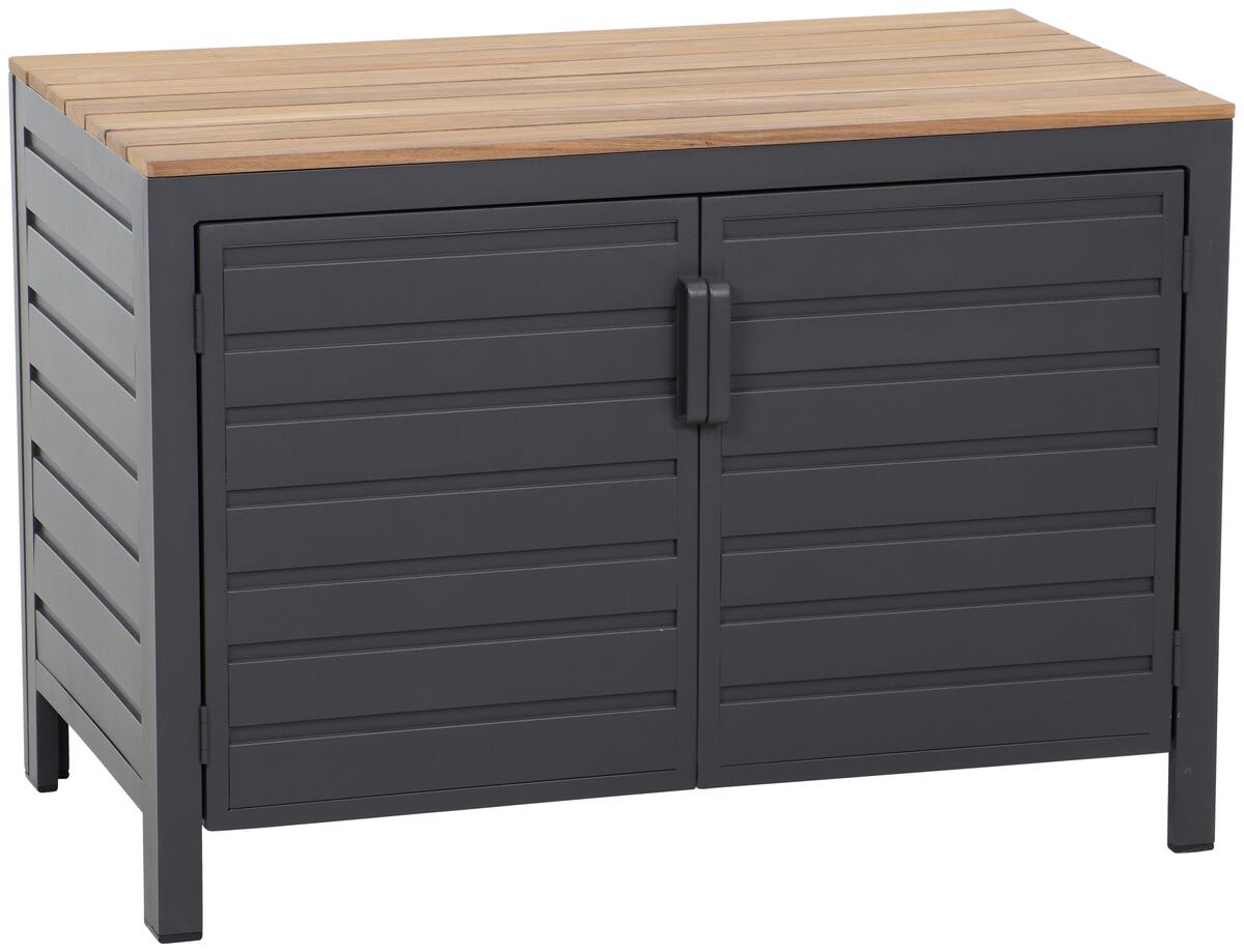 Bild 1 von OUTDOORKÜCHE M29402, Anthrazit, Teakfarben