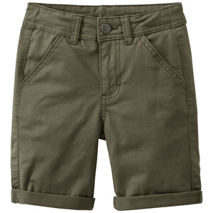 Jungen Bermuda-Shorts in Unifarben DUNKELGRÜN