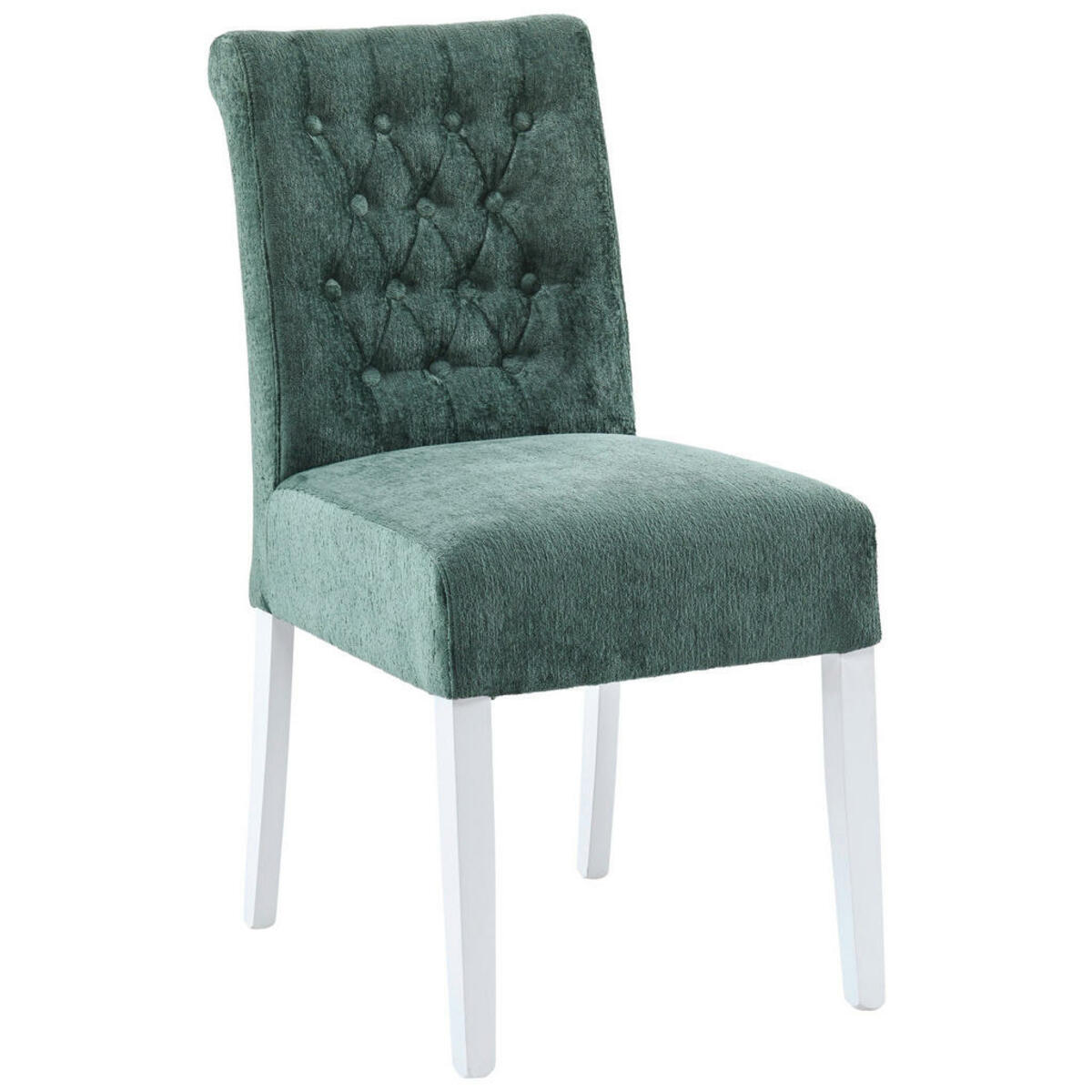 Bild 1 von Cantus Stuhl, Grün, Holz, Textil, Buche, massiv, eckig, 46.5x91x65 cm, Stoffauswahl, Gestellauswahl, Esszimmer, Stühle, Esszimmerstühle