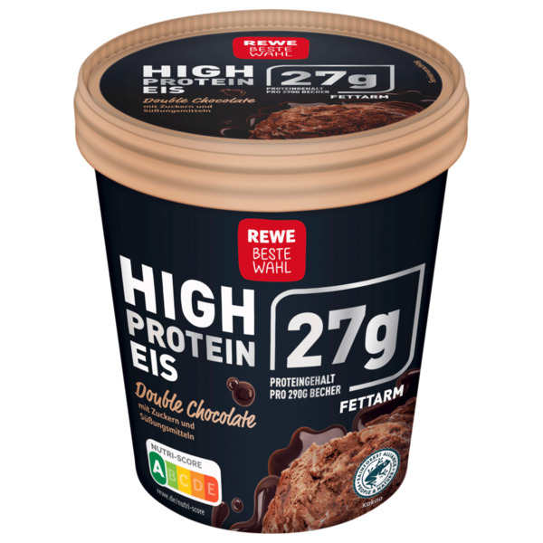 Bild 1 von REWE Beste Wahl High Protein Eis Double Chocolate 500ml