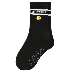 1 Paar SmileyWorld Sportsocken SCHWARZ