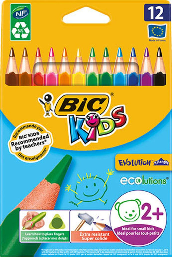 Bild 1 von BIC Kids Kids Evolution Triangle Buntstifte