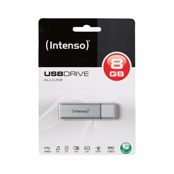 Bild 1 von Intenso USB-Stick Alu Line 2.0 silber 8 GB