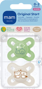 MAM Original Pure Start Schnuller 0-2 Monate, 2er Set