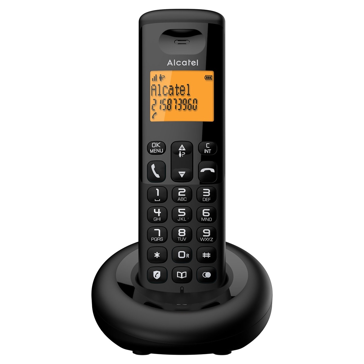 Bild 1 von ALCATEL E-160 Solo-DECT-Telefon mit beleuchtetem Display