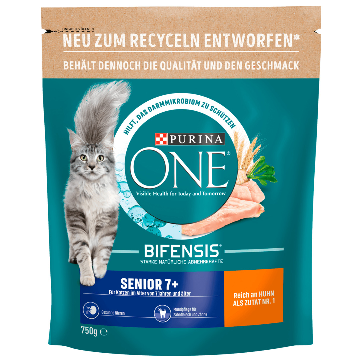 Bild 1 von Purina One Bifensis Senior mit Huhn 750g