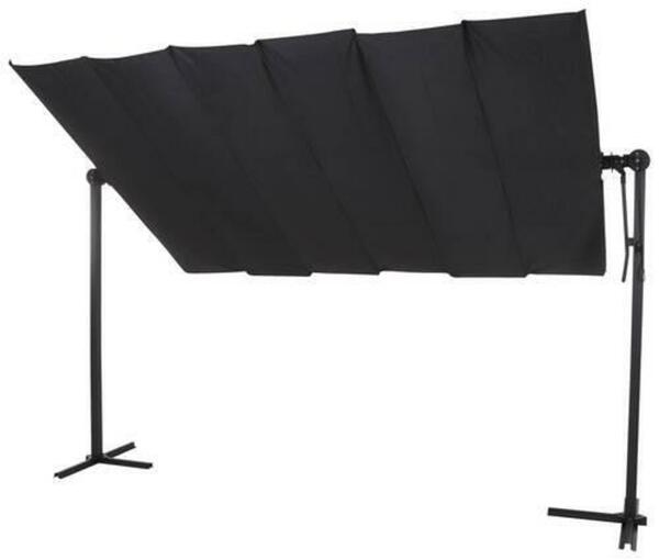 Bild 1 von Sonnenschirm Enna LB:250x350cm mit Seilzugsystem Anthrazit, Anthrazit