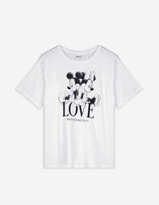 Damen T-Shirt - Mickey Mouse und Minnie Mouse
