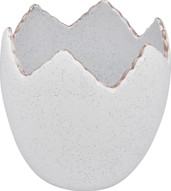 Bild 1 von IDEENWELT Deko-Keramik-Eierschale weiß