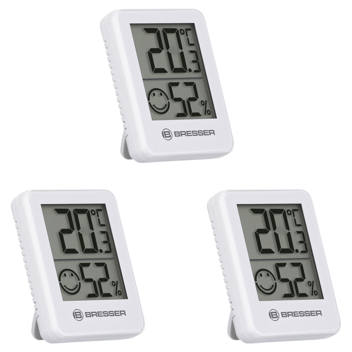 Bild 1 von BRESSER Thermo- und Hygrometer, 3er-Packung
