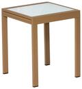 Bild 1 von Gartentisch ausziehbar Metall/Glas L 65 cm, Beige