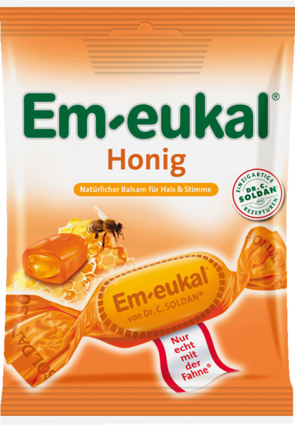 Bild 1 von Em-eukal Gefüllte Honig-Hustenbonbons