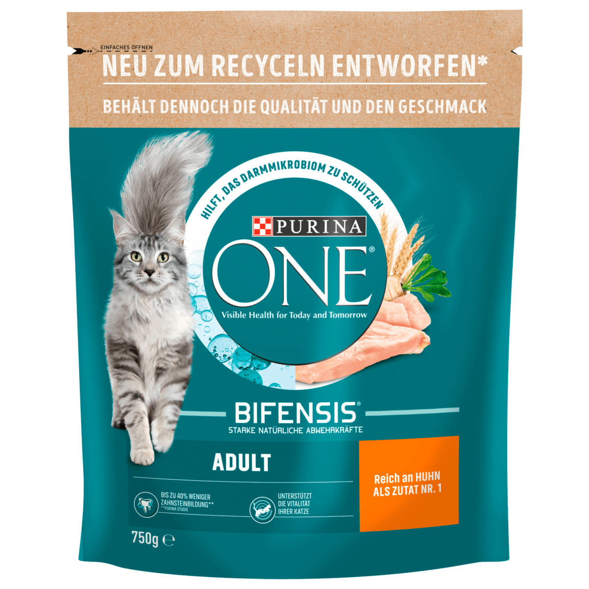 Bild 1 von Purina One Katzenfutter Adult Huhn 750g