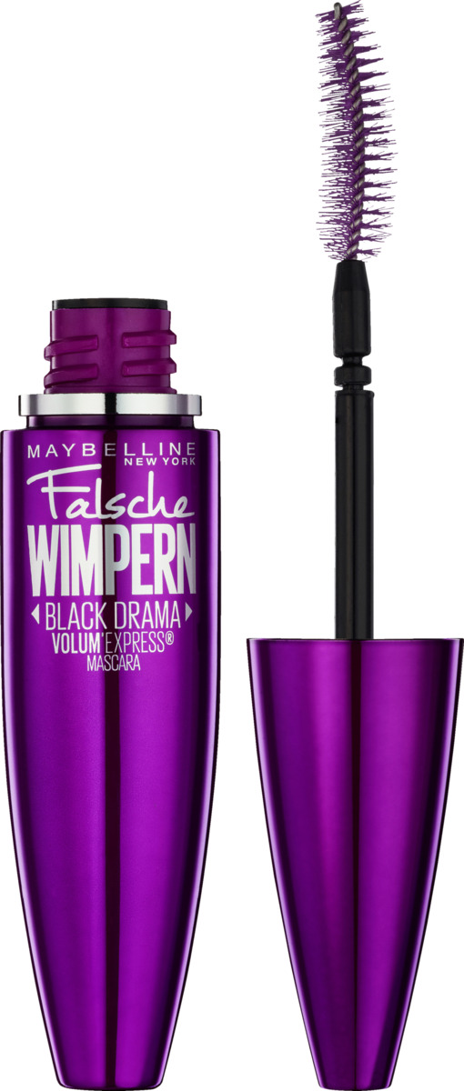 Bild 1 von Maybelline New York Volum' Express Falsche Wimpern Mascara Black Drama mit gratisMini Matte Ink Pioneer Nr. 20