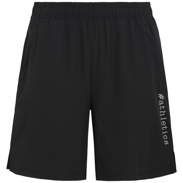 Bild 1 von Herren Sport-Shorts mit Elastikbund SCHWARZ