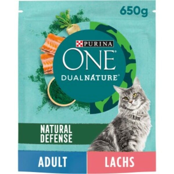 Bild 1 von Purina ONE DualNature Adult Lachs 650 g