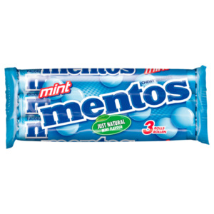 Mentos Chewy Dragees Mint 3x38g
