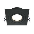 Bild 1 von Deckenleuchte Downlight, Schwarz, Metall, rechteckig,rechteckig, 9.2x2.5x9.2 cm, CE, schwenkbar, Lampen & Leuchten, Innenbeleuchtung, Deckenleuchten