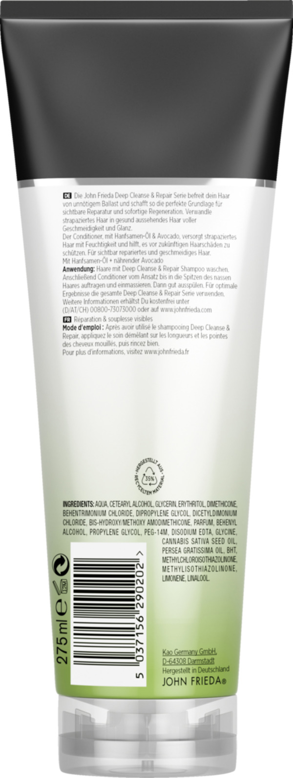 Bild 2 von JOHN FRIEDA Conditioner Deep Cleanse + REPAIR