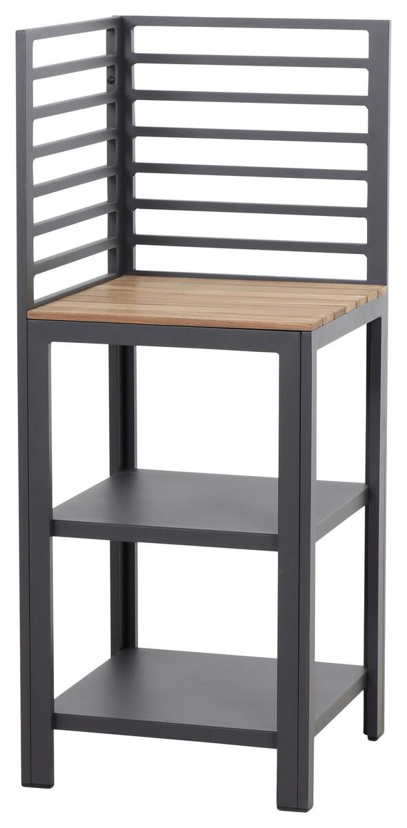 Bild 1 von OUTDOORKÜCHE M29401, Anthrazit, Teakfarben