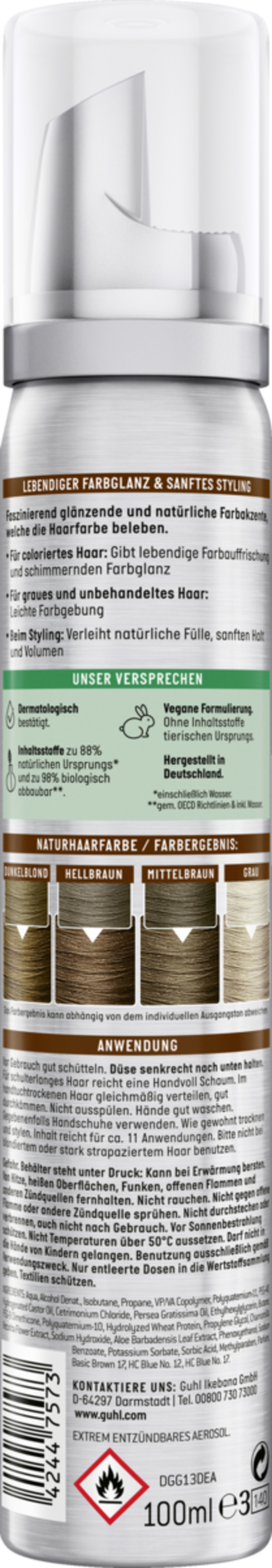 Bild 2 von Guhl Schaum-Tönungsfestiger 40 Mittelbraun