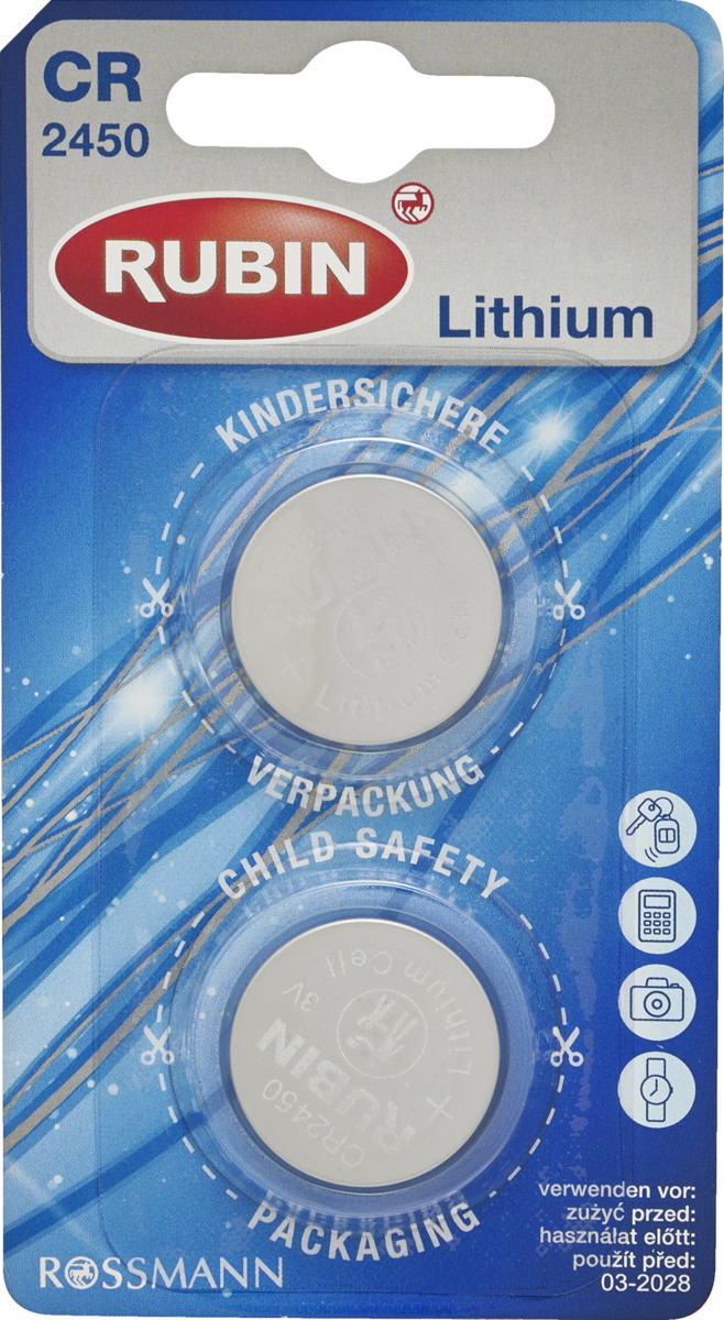 Bild 1 von RUBIN BATTERIE LITHIUM CR2450