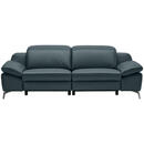 Bild 1 von Celina Home 3-Sitzer-Sofa, Dunkelblau, Leder, Echtleder, Spaltleder, Rindleder, 234x83-99x110 cm, Made in EU, Typenauswahl, Fußauswahl, Lederauswahl, Stoffauswahl, Hocker erhältlich, Rücken echt,