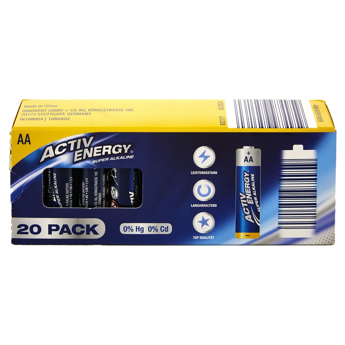 Bild 1 von ACTIV ENERGY Batterien AA oder AAA, 20er-Packung