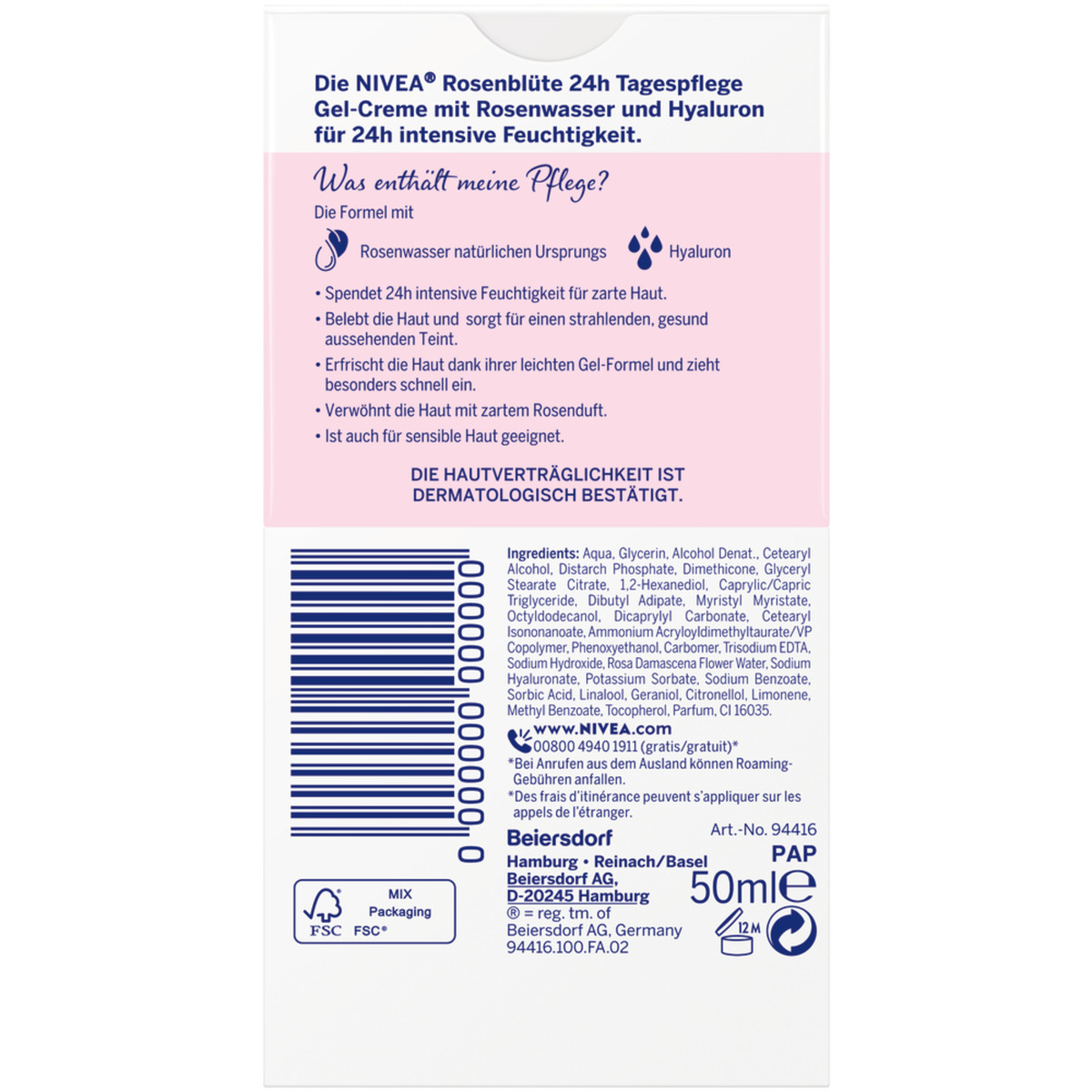 Bild 2 von NIVEA Rosenblüte Tagespflege Gel-Creme