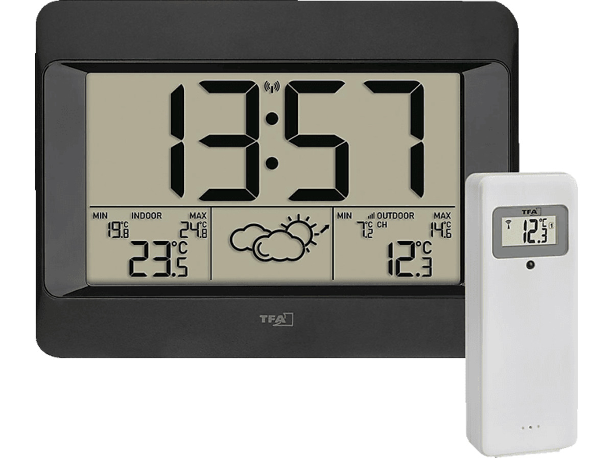Bild 1 von TFA 35.1163.01 ZENO Funk-Wetterstation, Schwarz