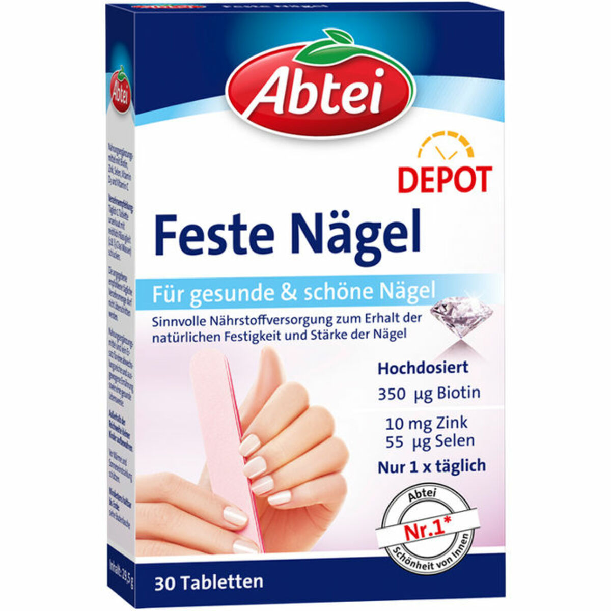 Bild 1 von ABTEI Feste Nägel (30 Tabletten)